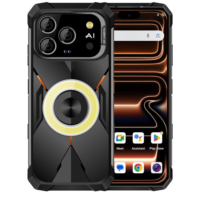 4G Rugged Smartphone IP68 Android 14 Helio G85 6GB+128GB 48MP Night Vision NFC 7600mAh 33W Fast Charge GSM SOS Waterproof