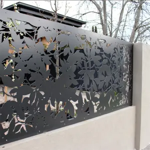 OEM Custom Power Coating Finish Steel Metal Laser Cut Garden Panels