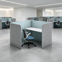 Cloison de bureau insonorisée pour poste de travail, panneau de séparation acoustique pour mobilier de bureau en open space
