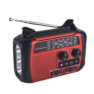 Nuevo Altavoz BT, Retro y Portátil, con Linterna LED, Radio de Emergencia AM/FM/SW con Energía Solar de 2000mAh - Product Image 2