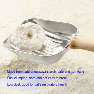 Arena para Gatos de Yuca de Alta Absorción, Desodorante, con Ingredientes Naturales y Aglutinación Rápida, Suministrada por la Fábrica - Product Image 2