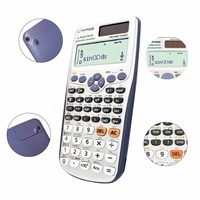 Calculatrice scientifique numérique en plastique à 417 fonctions pour le bureau de l'école et le test de mathématiques majeur pour les étudiants