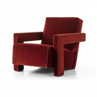 Fauteuil en velours de style minimaliste italien, mobilier écologique pour salon, balcon, chambre à coucher