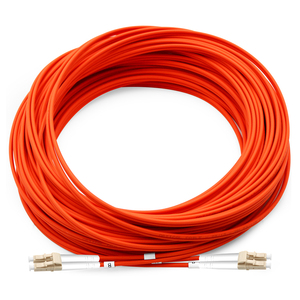 Câble de raccordement à <span class=keywords><strong>fibre</strong></span> <span class=keywords><strong>optique</strong></span> multimode haute performance 30 m, 50/125 µm MM Duplex LC UPC pour réseau - Product Image 1