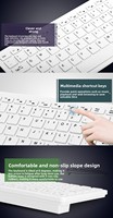 Ensemble clavier et souris sans fil mini 2,4 G léger, alimenté par batterie, USB, clavier chocolat, souris ergonomique, 1600 DPI