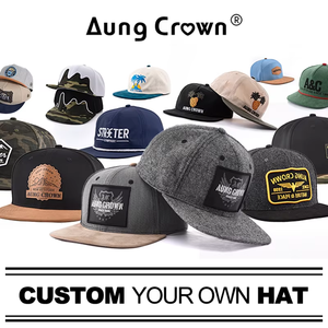 Produttore personalizza cappellini da <span class=keywords><strong>basket</strong></span> a 6 pannelli ricamati 3D stile personalizzato Hip Hop Flat Bill cappello Snapback - Product Image 3