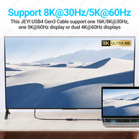 OEM كابل USB FPC 40Gbps W PD 8K HD شاشة لأجهزة الكمبيوتر المحمولة Thunderbolt