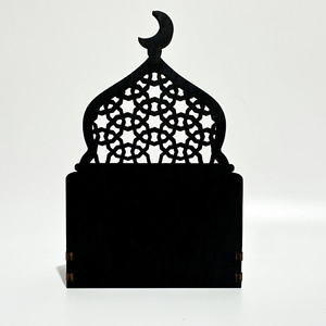 Calendario de Adviento DIY de Ramadán y Eid Mubarak con Luna Creciente y Estrella de Madera de Boj, Decoraciones de Cuenta Regresiva para Interiores, Adornos para el Hogar, <span class=keywords><strong>Regalos</strong></span> - Product Image 6