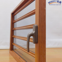 Persianas de Aluminio Ajustables Manualmente, Resistentes al Agua y al Viento, para Ventanas, para Villas y Oficinas