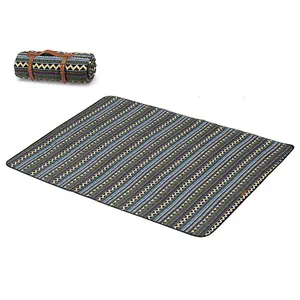 Bohemian Picknick Deken Outdoor Camping Bbq Wasbare Katoenen Opvouwbare Strand Picknick Mat