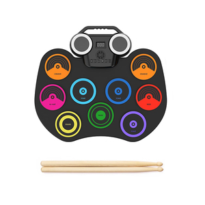 Tambor de Silicona para Enrollar a Mano, Instrumentos Musicales de Percusión, <span class=keywords><strong>Kit</strong></span> de Batería Eléctrica - Product Image 1