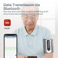 Tensiomètre électronique Bluetooth TRANSTEK, écran LCD, automatique, intelligent, sans fil, pour le bras supérieur, tensiomètre numérique