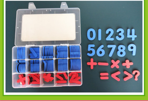 Trẻ em mới của số Sticker từ thẻ không thấm nước EVA bọt số trẻ em nhận thức học tập đồ chơi câu đố cho giáo dục sớm - Product Image 6