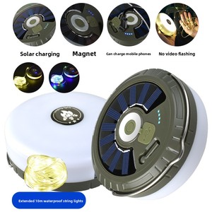 Luce da Campeggio Multifunzionale Ricaricabile USB a Energia Solare, Luci Colorate a Corda per <span class=keywords><strong>Tenda</strong></span> e Ambiente Esterno - Product Image 4