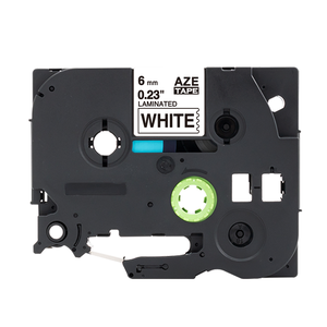 Aimo 6mm 4pk Kompatibel <span class=keywords><strong>Tz</strong></span> Laminiert Label Bänder Schwarz Text Schwarz auf Weiß Kennzeichnung Tze-<span class=keywords><strong>211</strong></span> - Product Image 2