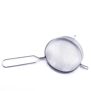 Stainless Steel Fine Mesh Strainers Double-Ear Kitchen Strainer Food Strainers Sieve for Vegetables Fruit Eggs Flour Filter