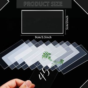 MOQ 10pcs Droshipping Personalized Clear Acrylic Table Number Custom <b>Wedding</b> Guest <b>Name</b> Design Place <b>Cards</b> - Product Image 3