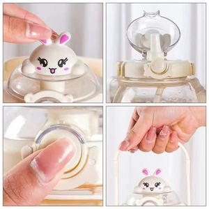 Cute Cartoon Water Portable Clear Plastic School Student <b>Drinking</b> <b>Bottle</b> for Kids - Product Image 5