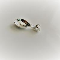 Pendentif cuillère pour bébé en argent Sterling 925, souvenir de bébé, cadeau d'anniversaire, collier mini commémoratif pour nouveau-né, cuillère sterling 925