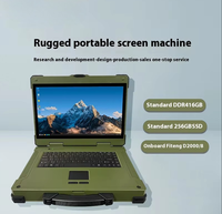 Ordinateur intégré de contrôle industriel tout-en-un de 15.6 pouces Mémoire de 8 Go Ordinateur portable robuste Conception renforcée Disponibilité en stock