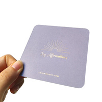 Tarjetas de motivación de papel de alta calidad Tarjeta positiva Tarjetas de afirmación de salud mental diaria Impresión personalizada con caja de papel