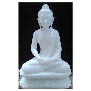 Sculpture bouddha en marbre, grande qualité, nouveau style - Product Image 1