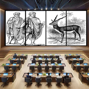 Tùy chỉnh 65/75/85 inch LCD IPTV bức tường <span class=keywords><strong>Video</strong></span> hệ thống quảng cáo nối màn hình hiển thị với hình ảnh động chức năng - Product Image 1