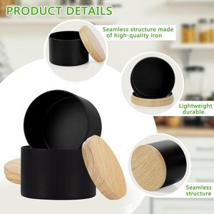 Envases de Vidrio Vacíos con Tapas de Bambú para Crema Facial, Exfoliante Corporal y Cosméticos, Reutilizables, Biodegradables y Ecológicos con Logotipo Personalizado - Product Image 4