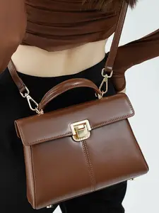 High Class Portable Urban Simplicity Women Business Handbag Customized Leather Shopping Bags For Hot Sale
