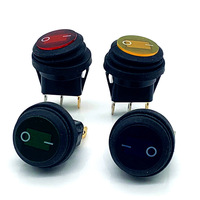 Bouton étanche Kcd1-101 avec interrupteur à bascule léger 12V 220V ouvrant 20MM interrupteur rond à 3 broches en forme de bateau