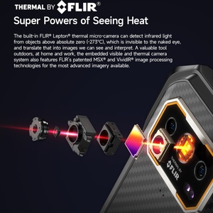 4G Rugged Smartphone Night Vision FLIR Thermal Image <b>Camera</b> 10600mah Android 14 Mobile 12+256GB G99 6.78'' Ulefone Armor 27T - Product Image 5