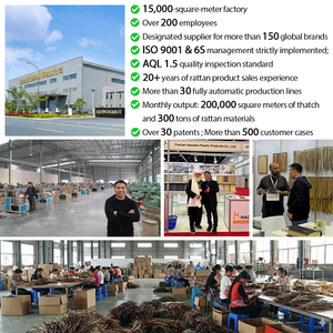 Werks-Direkt vertrieb Feuerfeste Kunststoff dekoration Außen palmen blätter Synthetisches künstliches Strohdach Kleine Chargen erhältlich - Product Image 6