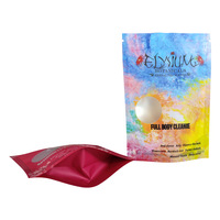 Op maat gedrukte, hersluitbare stand-up pouch voor kruidenthee met ritssluiting voor retail voedselverpakkingen, hoge barrière aluminiumfolie, matte afwerking