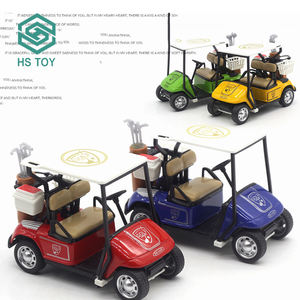 Modelo de carro de Golf HS escala 1 36, simulación de coche de choque de fundición a presión con 4 colores mezclados - Product Image 5