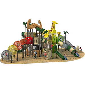 Équipement de terrain de jeu extérieur pour enfants personnalisé et coloré, terrain de jeu pour enfants dans le <span class=keywords><strong>jardin</strong></span> - Product Image 1