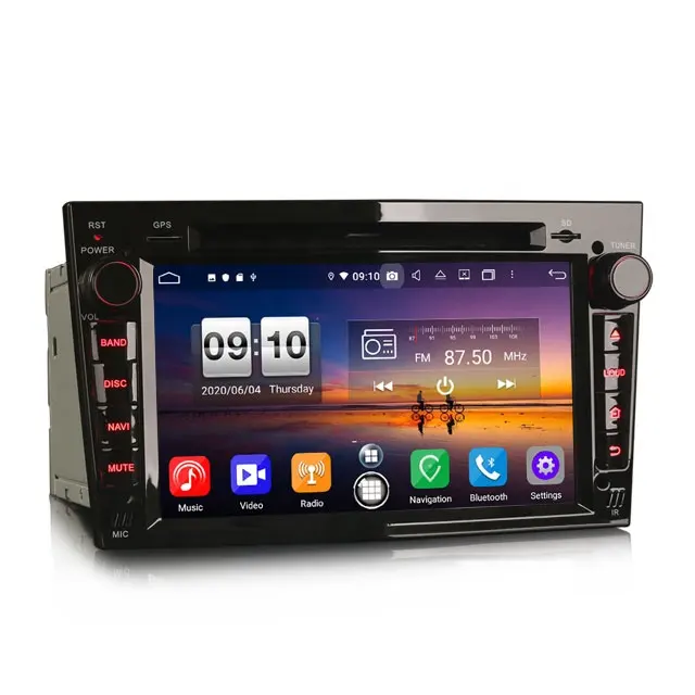 Android Car Dvd Player Với Carplay WiFi DAB TPMS ES8760PB Cho Opel Vauxhall Vivaro Astra Corsa Zafira