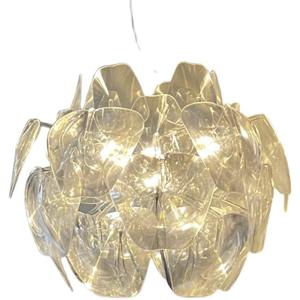 โคมไฟระย้าคริสตัล LED ปรับระดับความสูงได้ สไตล์อิตาลี หรูหราเบาๆ ดีไซน์กลีบดอกไม้สุดสร้างสรรค์ เหมาะสำหรับห้องรับประทานอาหารและห้องนอน - Product Image 6