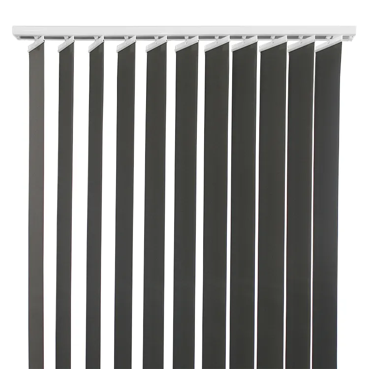 Blackout Vertical Window Blinds Thermal Insulated vertical blinds 89mm stripe blackout fabric for home decoration