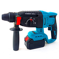 Perceuse électrique sans fil 3-en-1 21V, moteur sans balais, qualité industrielle, portable, haute puissance 850W, couple de 95,9 lb-pi, avec batterie