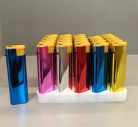 Briquet à gaz métallique, torche à jet puissant, flamme bleue, coupe-vent, durable, rechargeable, électronique tactile, logo personnalisé, cadeau pour l'extérieur, cigarette