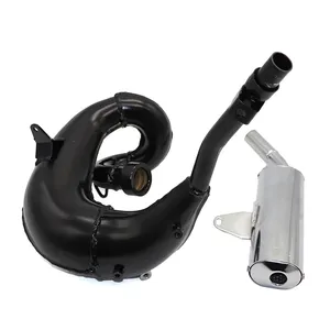 Motorcycle Silencer Muffler Pipe For KOSHINE 50 Exhaust System Junior Senior Mini SX PRO LC