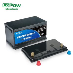 Copow 12V 100ah Lifepo4, Cca 1200, 10 Jaar Levensduur, 6000 + Cycli, Bms Veilig, 1/3 Gewicht Auto Startbatterij. - Product Image 1