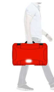 Maleta de Primeros Auxilios Personalizada DF de 45L a 46L, Impermeable, Roja, Resistente al Polvo y a los Impactos, Vacía - Product Image 2