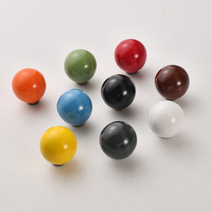Ceramic Cabinet <b>Knobs</b> Round Colorful Durable Hardware Accessories Minimalist Design - Product Image 2