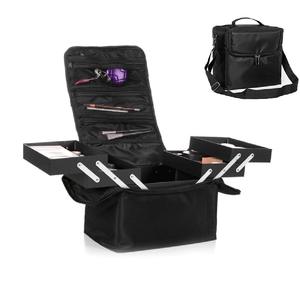 Makeup Case Nylon Waterproof Storage Bag Beauty Nail Art Cosmetics Box Vanity Makeup Organiser Cosmetic Artist Storage Bag