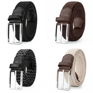 <span class=keywords><strong>Ceinture</strong></span> de Golf Unisexe avec Alliage pour Boucle Usine Directe <span class=keywords><strong>Tressée</strong></span> Polyester Toile Tissu Durable Élastique Sports de Plein Air Casual Wove - Product Image 6