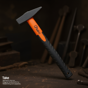 Ttake Mechanics <b>Hammer</b> Fiberglass Handle 16 Oz For Metalworking And Carpentry - Product Image 3