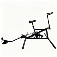 Vélo aquatique gonflable rond pour 1 personne, cadre en aluminium, adapté aux eaux peu profondes, idéal pour les excursions en station balnéaire, de Lumark Custom, Chine.