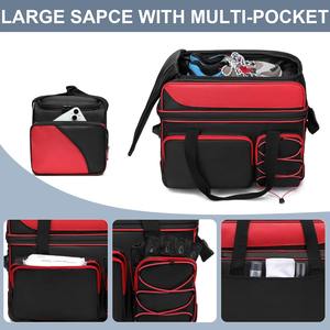 Extra Large Durable <span class=keywords><strong>Bowling</strong></span> Ball Duffel Bag Gym Travel Trolley Tote Sport Roller <span class=keywords><strong>Bowling</strong></span> Wheel Carrier - Product Image 5