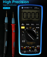 SUNSHINE DT-17N multimètre à affichage LCD à gamme automatique multimètre numérique testeur d'instrument numérique automatique pour outils de réparation